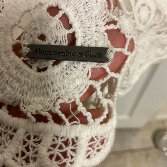 Abercrombie & Fitch White Crochet Lace Top - Picture 4 of 9